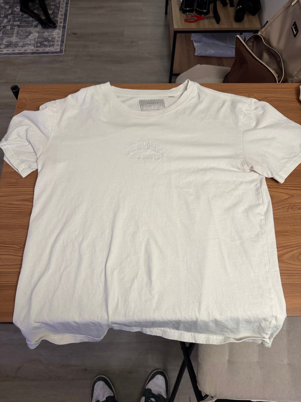 White Los Angeles California Embroidered Tee - PacSun